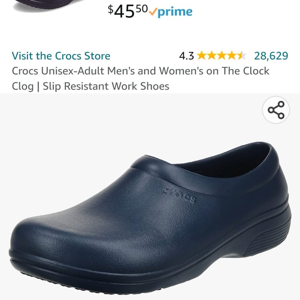 Crocs unisex on the clock clog